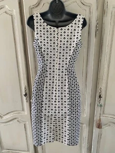 French connection navy white shift dress uk size 10 BNWT - RRP £85 - Picture 1 of 5