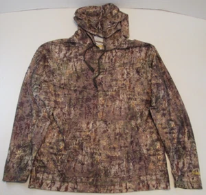 Gamehide Shapeshift Brown and Green Camo Hoodie Long Sleeve Shirt Size Medium - Picture 1 of 5