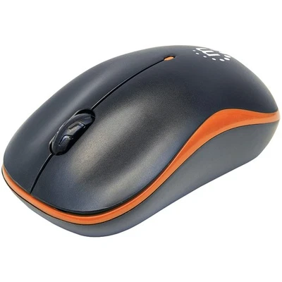 MANHATTAN 179409 Success Wireless Optical Mouse (Orange/Black) - Image 1 of 4