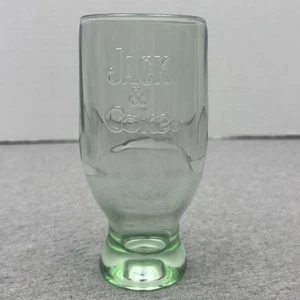 "Vaso de vidrio verde Jack and Coke de 6,5"" de alto" - Imagen 1 de 3