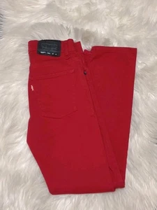 Levi's Red 510 Skinny Jeans Youth Size 14R 27x27 - Picture 1 of 11