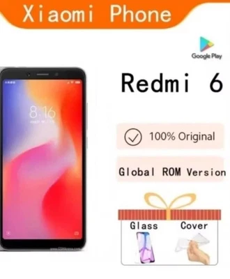 Xiaomi Redmi 6 SMARTPHONE DISPLAY 5,5 RAM 3 GB + 64 GB  ANDROID DUAL SIM 4G + SD - Immagine 1 di 4