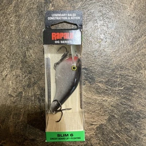 Rapala OGS-6 Slim 6 Silver Crankbait - Picture 1 of 4