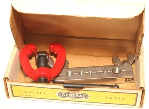 NOS Vintage General No. 155 Flaring Tool w/ Original Box 3/16"-5/8" Made In USA - Picture 1 of 16