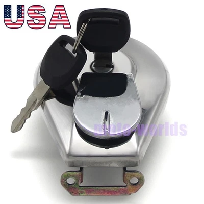 Fuel Gas Tank Cap Cover Key Fit for Honda CX650C Custom 1983 / CBX750 1984-2001 - Image 1 of 4