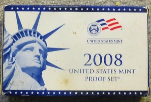 2008-S PROOF SET IN ORIGINAL PACKAGE WITH CA - Picture 1 of 4