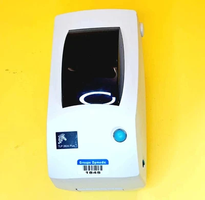 🔥 ZEBRA TLP2824 PLUS ETHERNET USB DESKTOP LABEL PRINTER TRANSFER/DIRECT THERMAL - Image 1 of 4