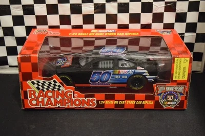 1998 Racing Champions #50 NASCAR 50th Anniversary 1:24 Scale Black Ford Taurus - Image 1 of 4