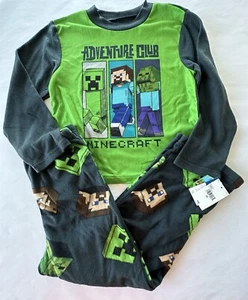 Minecraft Boys Size 10 Adventure Club Pajamas NWT - Picture 1 of 4