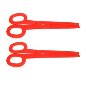2pcs Giant Funny Shears Carnival Costumes Scissors Halloween Large Plastic - Picture 1 of 12