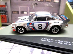 PORSCHE 911 Carrera 2.8 RSR Targa Florio 1973 #8 Müller Martini Alt SP IXO 1:43 - Foto 1 di 5