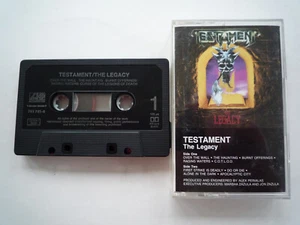 TESTAMENT- THE LEGACY - CASSETTE - 1987 - LIKE NEW - TESTED 24/12/24 - Picture 1 of 1