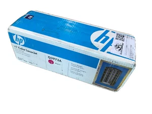 HP Q3973A Magenta Genuine Toner Cartridge New Sealed Box - Picture 1 of 5