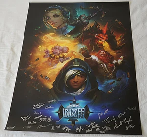 Blizzcon 2016 Exclusive Key Art Signed Poster - Picture 1 of 3