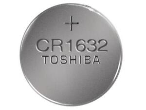 CR1632 Toshiba 3 Volt Lithium Coin Cell Battery (On a Card)