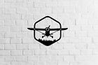 Metal airplane wall decor Sign Boy Room Flying Pilot Aviation Nostalgia