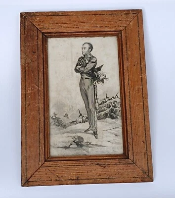 Gravure ancienne Comte Rostopchine Russie Empire russe guerre Napoléon antique - Photo 1/4