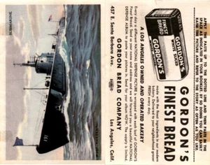 D59, Gordon Bread, National Defense Pictures, 1940's, Submarine - Picture 1 of 1