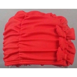 NWT Olivia for Gymboree Cap Hat Girl Beach Sun Swimcap Red Size 12 - 24 Months - Picture 1 of 10