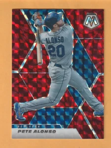 Pete Alonso New York Mets 2021 Panini Mosaic Reactive Red #120 Florida Gators - Picture 1 of 2