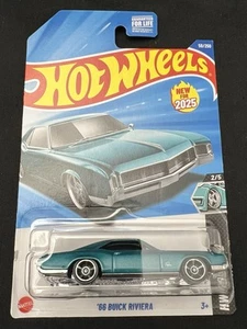 2025vHot Wheels HW Modified 2/5 Blue '66 Buick Riviera New For 2025 - Picture 1 of 4