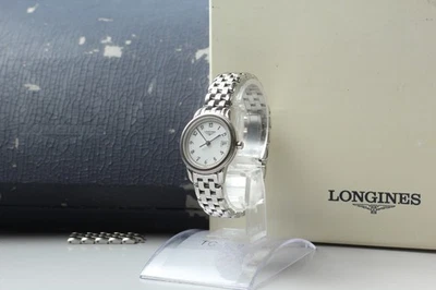 [Near MINT] LONGINES Flagship L4.216.4 White Dial Quartz Ladies Watch From JAPAN - image 1 of 4