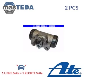 033223-01023 RADBREMSZYLINDER TROMMELBREMSE HINTEN ATE 2PCS NEU OE QUALITÄT - Picture 1 of 7