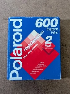 VINTAGE Polaroid 600 High Definition Color Film 2Pack (20) Exp. 05/98 Sealed New - Picture 1 of 7