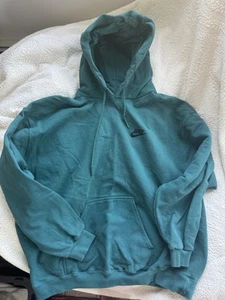Sudadera con capucha para hombre Nike talla XL logotipo bordado verde Y2K - Imagen 1 de 5