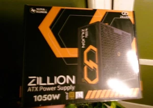 Super Flower Zillion ATX Power Supply PSU 1050 watts ATX 3.1 80+ Gold NEW - Picture 1 of 2