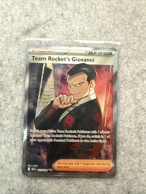 Team Rocket's Giovanni 225/182 Destined Rivals Pokemon Near Mint Pokemon Card - image 1 of 2