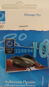 10th TENTH DAY OF THE GAMES WITH OLYMPIC STADIUM - ATHENS 2004 OLYMPIC PIN - Picture 1 of 1