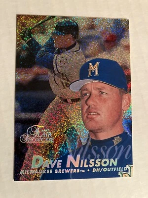 Milwaukee brewers Dave nilsson row 0 seat 164 section 1 1997 baseball card CScan - Image 1 of 2
