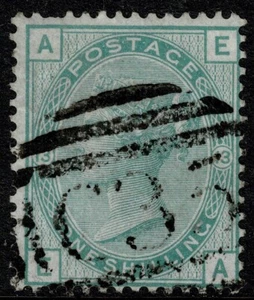 1873 GB Used Abroad PANAMA 'C35' 1/- Green Pl 13 EA SG150/Z104 Fine Strike FU - Picture 1 of 1