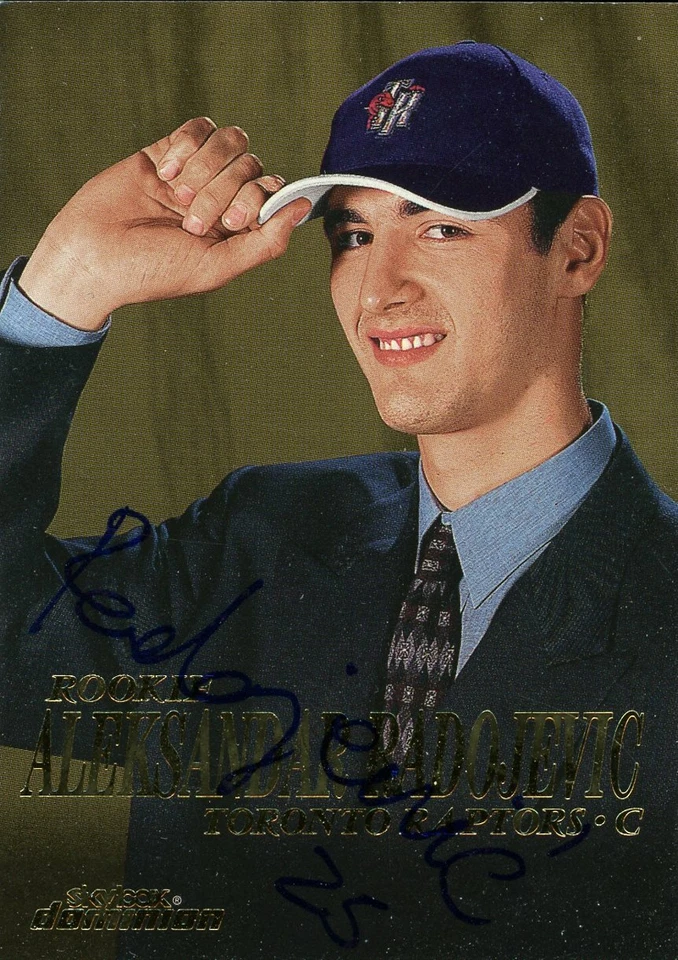 1999-00 Skybox ALEKSANDAR RADOJEVIC Signed Card autograph AUTO RAPTORS - Image 1 of 1