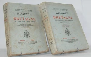 DURTELLE DE SAINT-SAUVEUR Histoire de Bretagne 1936 - Imagen 1 de 6