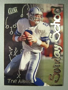 *1:8 Packs* 1997 Ultra Sunday School #3 Troy Aikman - Picture 1 of 2