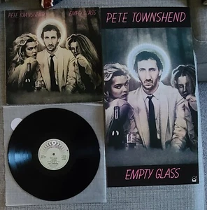PETE TOWNSHEND-EMPTY GLASS-ORIGINAL UK ISSUE LP ON ATLANTIC RECORDS-1980-G.C. - Picture 1 of 3