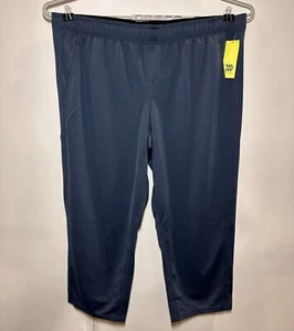 Men's Big Lightweight Training Sweatpants - All in Motion Navy Blue 3XL 32 - Picture 1 of 2