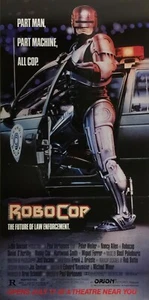 ROBOCOP (1987) ORIGINAL FILMPLAKAT - GEROLLT 24" X 12" NEU UND NIE BENUTZT - Bild 1 von 1