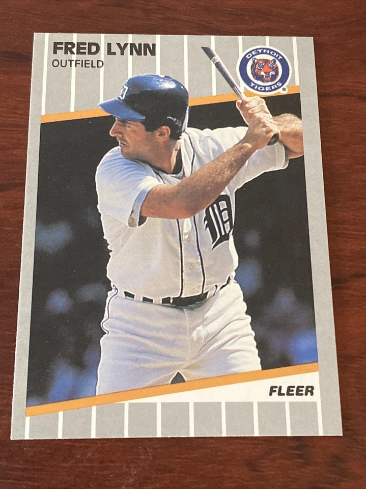 1989 Fleer #138 Fred Lynn Tigers B5093* - Image 1 of 1