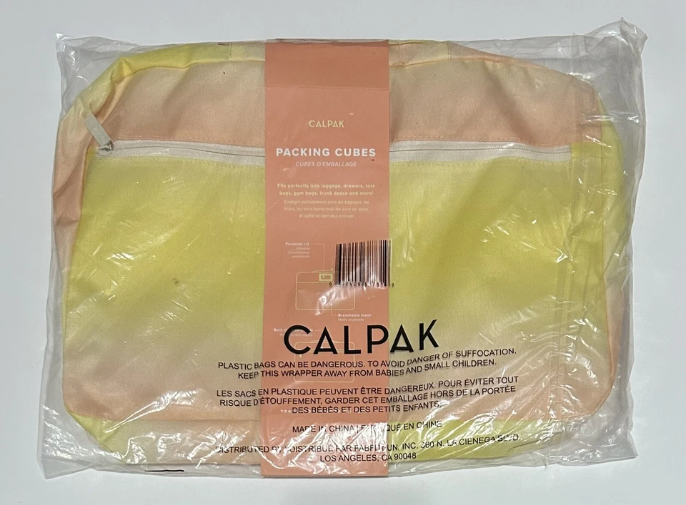 CALPAK Set of 3 Packing Cubes in Sorbet T8