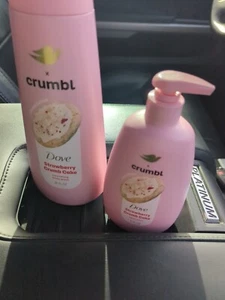 Dove x Crumbl Strawberry Crumb Cake Hand Soap & Body Wash - Picture 1 of 1
