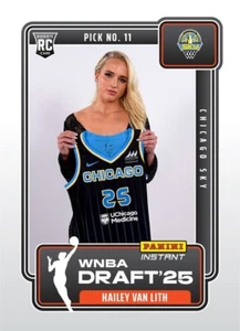 2025 Panini Instant WNBA Draft #10 Hailey Van Lith Chicago Sky RC - QTY - Picture 1 of 1