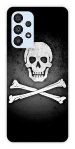 Coque en silicone imprimée compatible Samsung Galaxy A33 5G Drapeau Pirate - Photo 1 sur 3