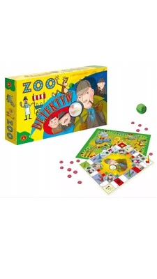2 W 1 Detektyw I ZOO Gra Planszowa Towarzyska Familijna RODZINNA DLA DZIECI PREZ - Image 1 of 2