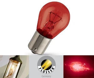 Flosser BAW15s PR21W Rojo 21W Una Bombilla Parada Freno Luz Antiniebla Trasera Repuesto OE - Imagen 1 de 7