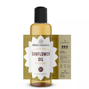 Sunflower Seed Oil, 100% Pure Natural Organic Cold Pressed Carrier Oil - Picture 1 of 3