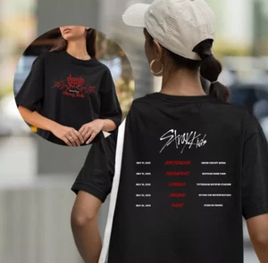 Stray Kids World Tour 2025 Tshirt, Stray Kids Europe Shirt, dominATE SKZ Tshirt - Picture 1 of 1