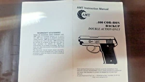AMT Large Backup 400 Cor Bon Owners Manual - Picture 1 of 3